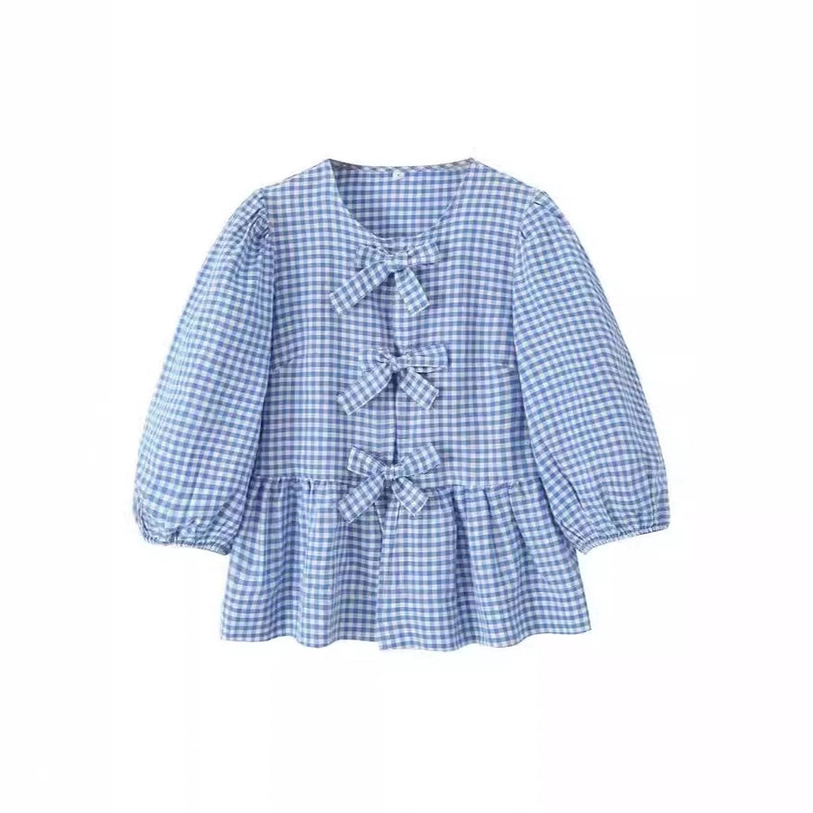 Women's Blouse Long Sleeve Blouses Streetwear Solid Color