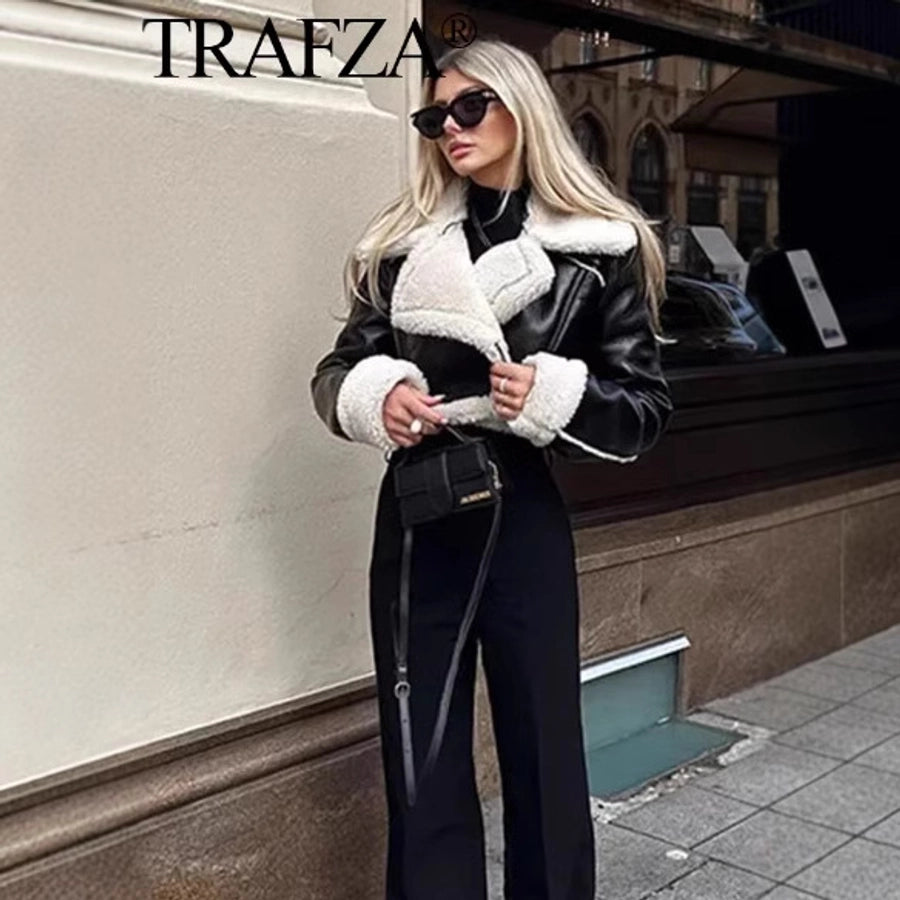 Women's Streetwear Solid Color Zipper Coat Casual Jacket