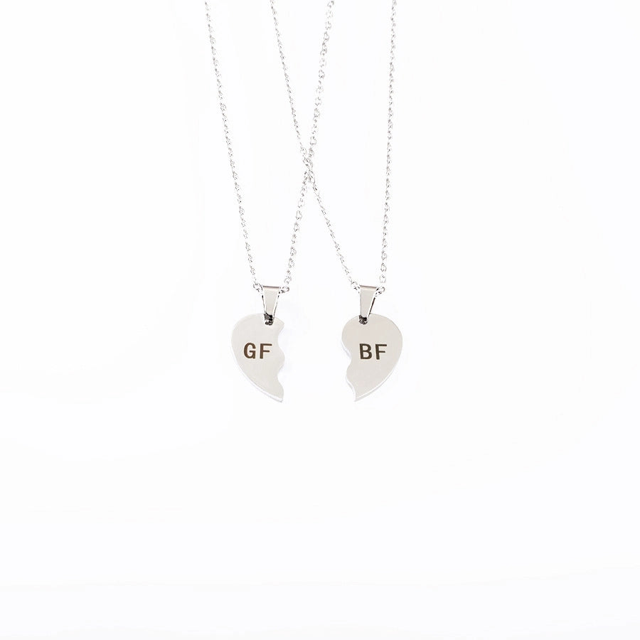 Jewelry IG Style Romantic Heart Shape 304 Stainless Steel Plating Pendant Necklace