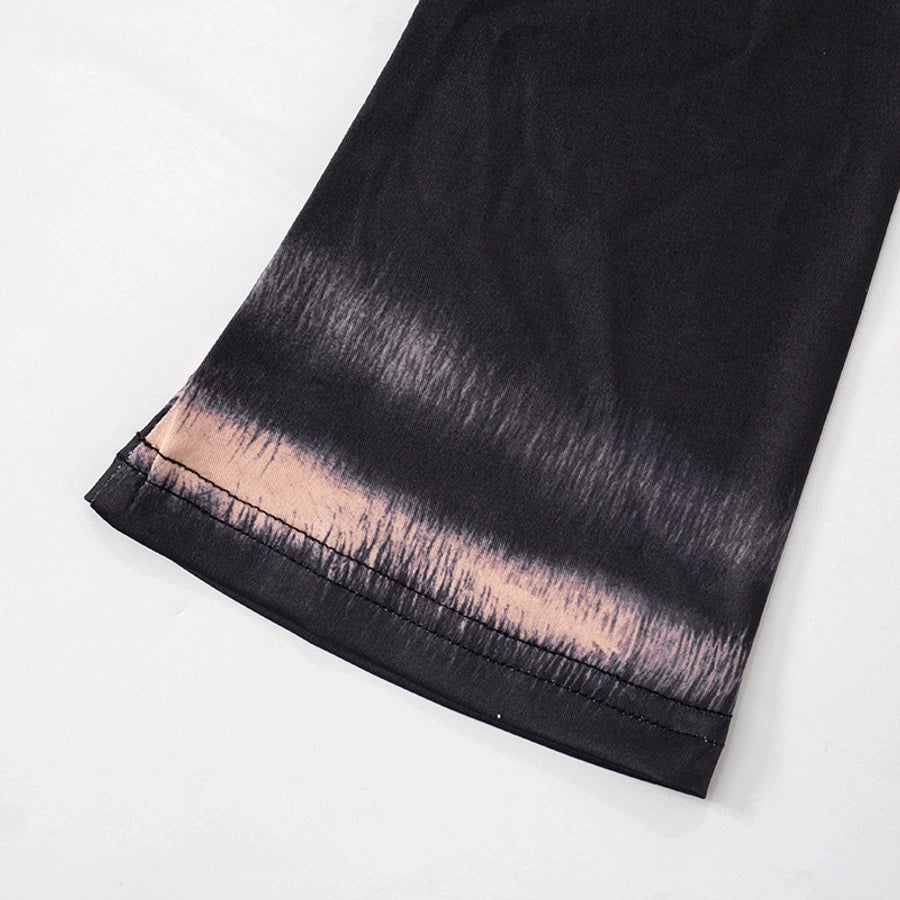 Women's Hip skirt Streetwear Round Neck Long Sleeve Printing Maxi Long Dress Daily