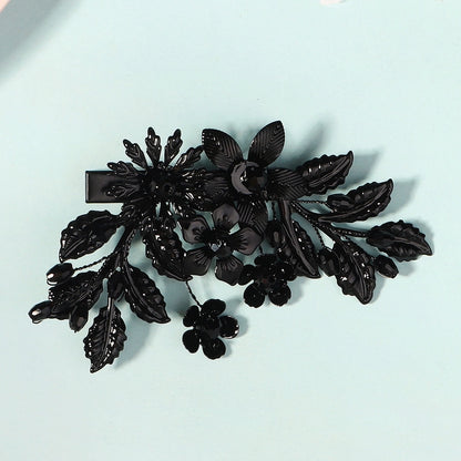 Women's Elegant Simple Style Leaf Iron Hair Clip