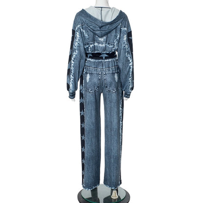 Daily Women's Streetwear Solid Color Spandex Polyester Twilled Satin Pants Sets Pants Sets