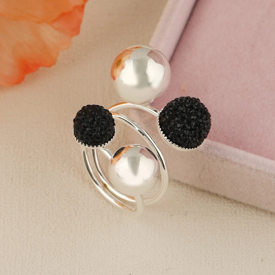 Elegant Geometric Alloy Women's Rings