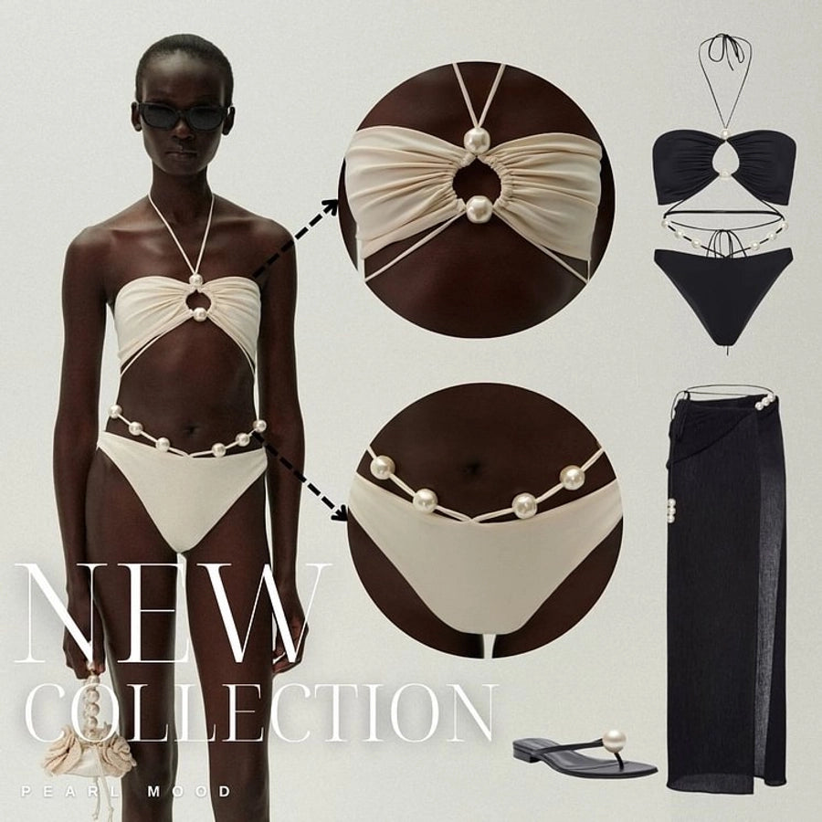 Women's Sexy Solid Color 2 Pieces Bikinis Swimwear