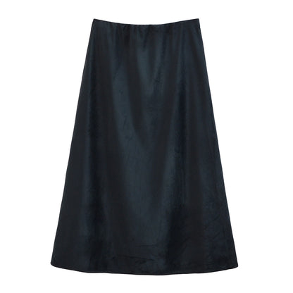 Daily Women's Elegant Solid Color Spandex Polyester Skirt Sets Skirt Sets