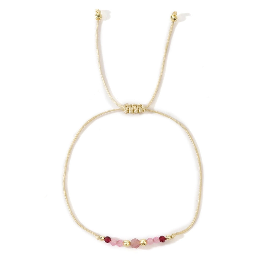 Casual Geometric Labradorite rope Woven Chain String Bracelets