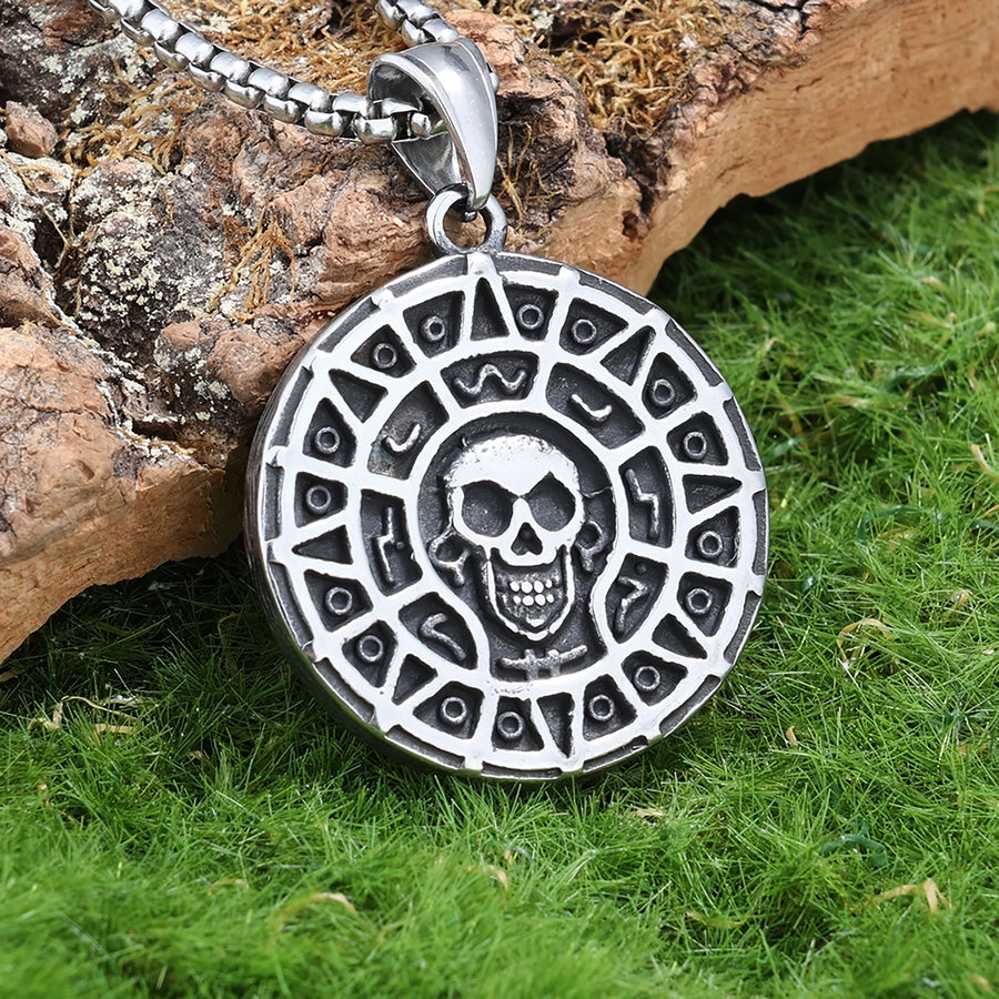 Hip-Hop Retro Skull 304 Stainless Steel Unisex