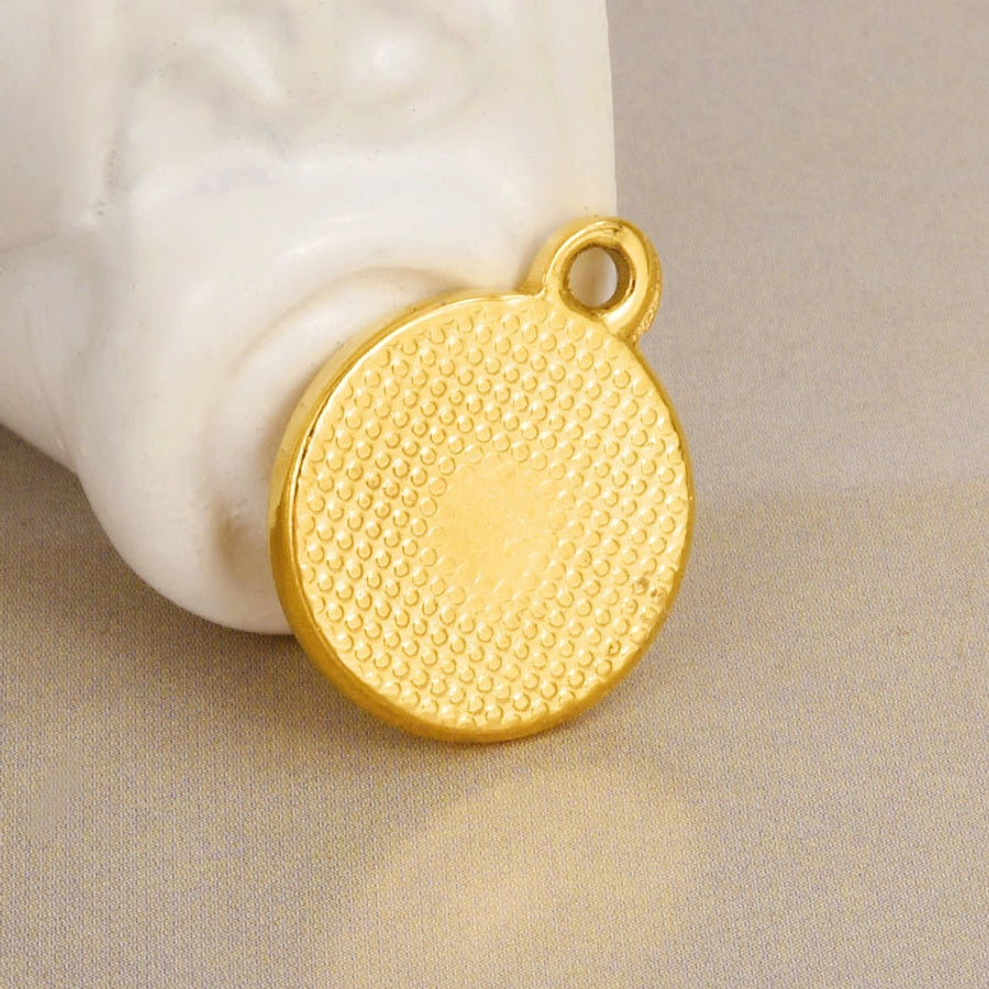 1 Piece 13*16mm 304 Stainless Steel 18K Gold Plated Geometric Pendant Jewelry Accessories