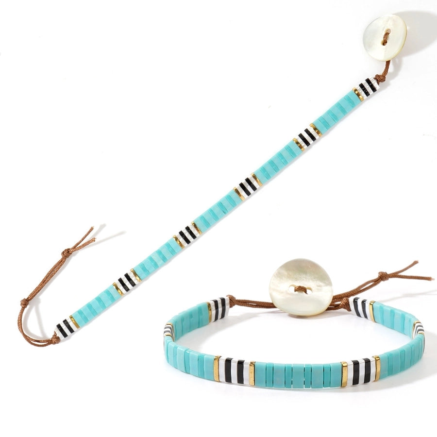 Retro Bohemian Round rope Shell Beaded Chain Beaded Bracelets