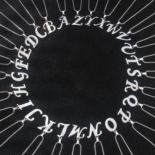 Simple Style letter 201 Stainless Steel Zinc alloy Unisex Pendant Necklace