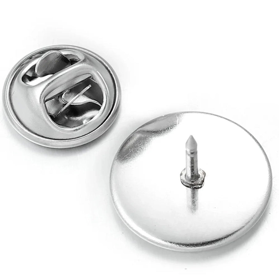 10 PCS/Package Diameter 10mm Diameter 12mm Diameter 8mm 304 Stainless Steel Round Jewelry Buckle Jewelry Accessories