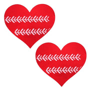 Red Heart Seal Olive Branch Heart