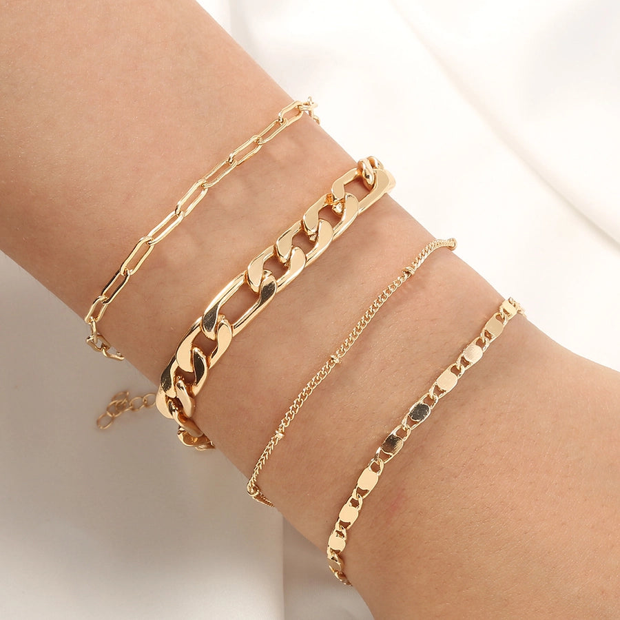 Jewelry IG Style Preppy Style Geometric Butterfly Copper Bracelets