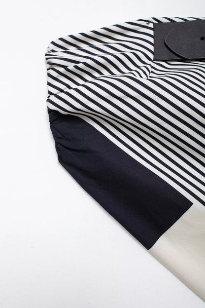 Women's Bandeau Tank Tops Belt Streetwear Stripe