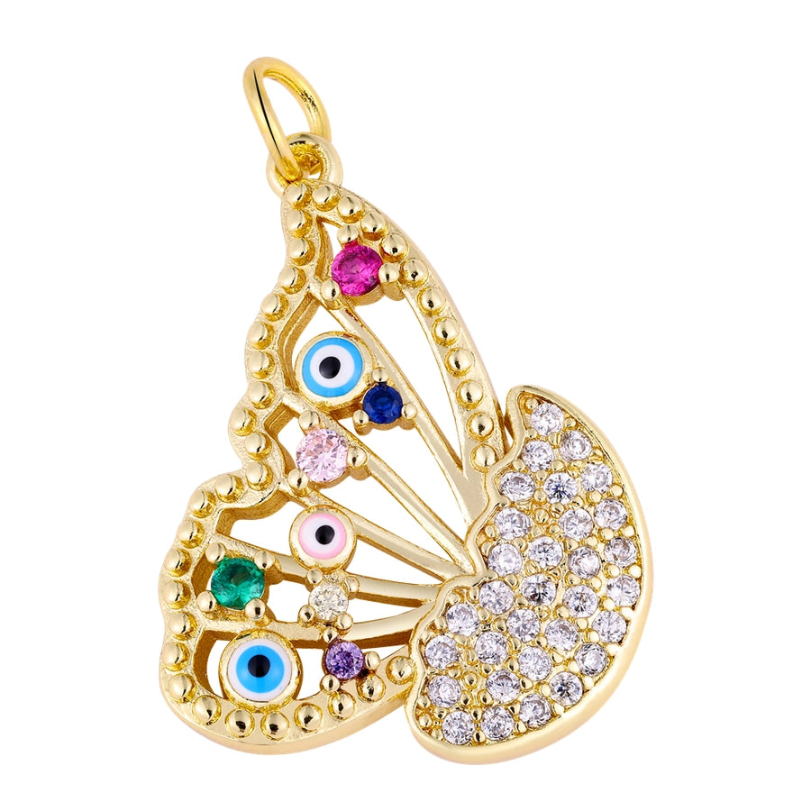 1 Piece 8.5*11.5mm Copper Geometric Pendant Jewelry Accessories