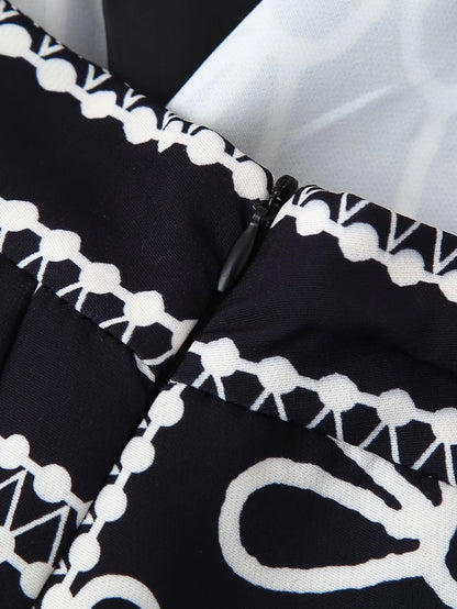 Daily Women's Streetwear Printing Polyester Printing Shorts Sets Shorts Sets