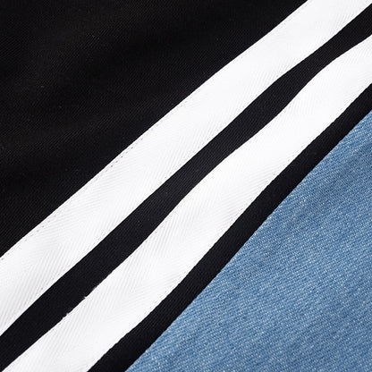 Women's Holiday Streetwear Color Block Full Length Casual Pants