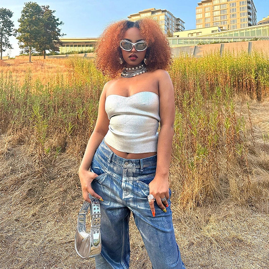 Women's Camisole Tank Tops Streetwear Solid Color