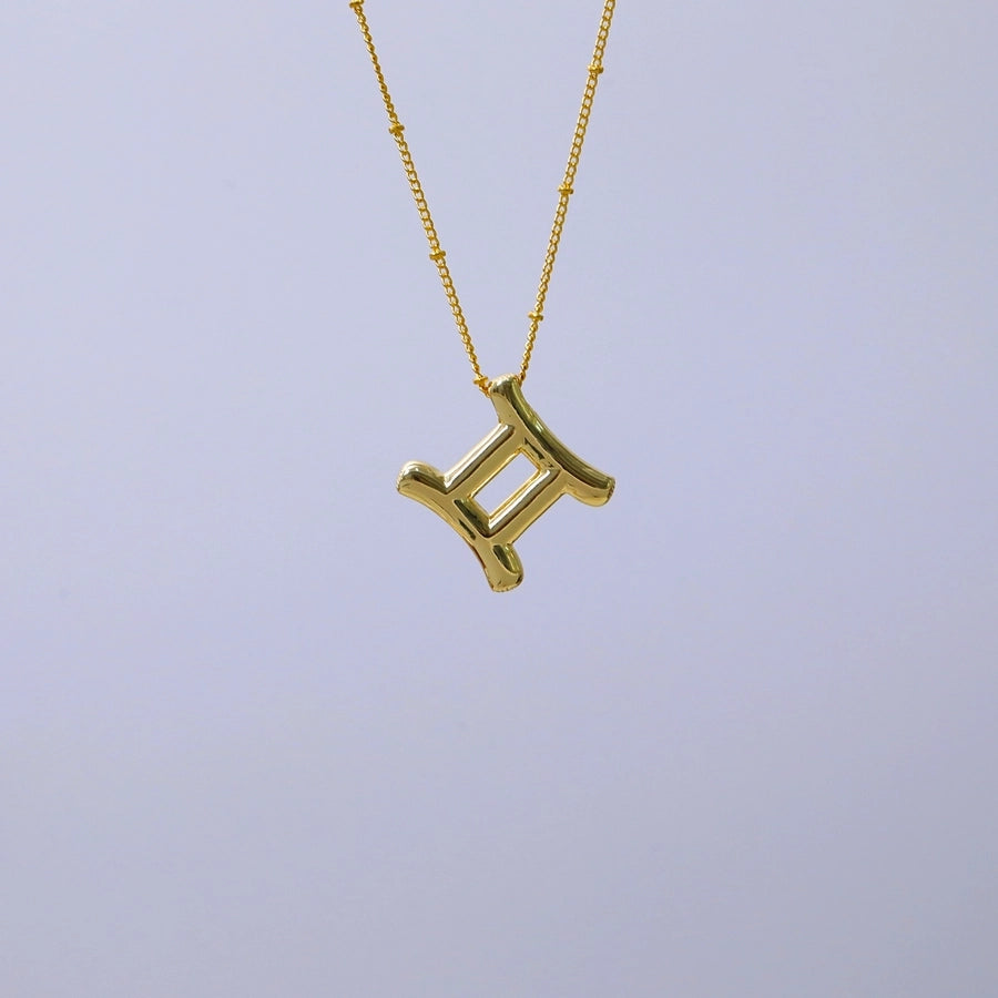 Jewelry IG Style Classic Style Commute Constellation 304 Stainless Steel 18K Gold Plated Pendant Necklace