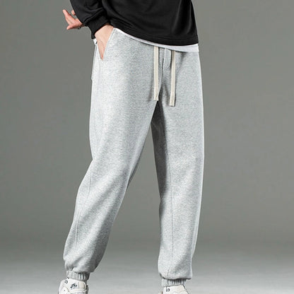 Men's Solid Color Simple Style Classic Style Loose Men's Bottoms