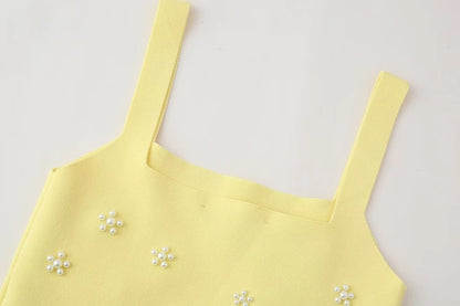 Women's Camisole Sleeveless Sweaters & Cardigans Streetwear Solid Color