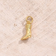 Zircon Boots Pendant (Gold) [13.5x7mm (Aperture: 3mm)]