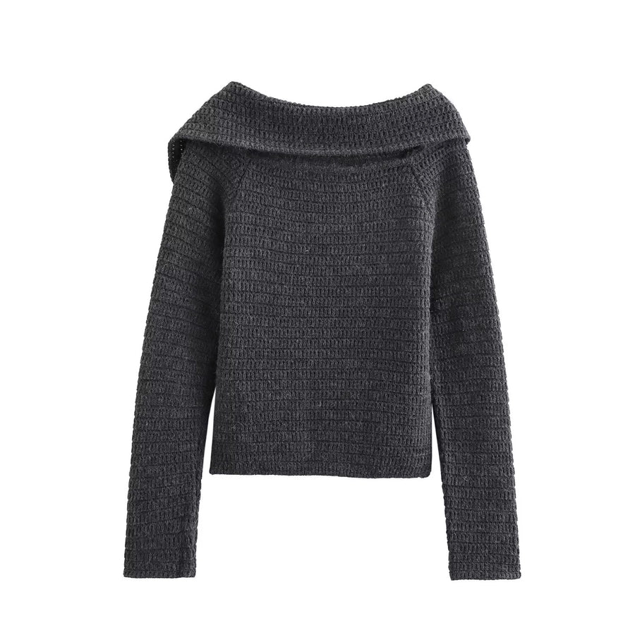 Women's Sweater Long Sleeve Sweaters & Cardigans Vacation Simple Style Solid Color