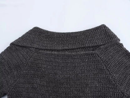 Women's Sweater Long Sleeve Sweaters & Cardigans Vacation Simple Style Solid Color