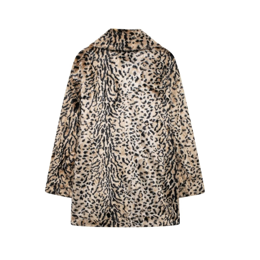 Women's Casual Luxurious Leopard Coat