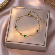 Yxc211 Three Lvzuan Bracelet Gold