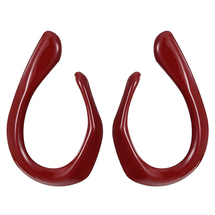 1 Pair Classic Style Geometric Plating Alloy Resin Iron Drop Earrings Ear Studs