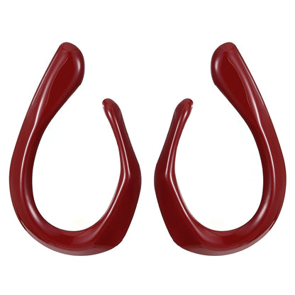 1 Pair Classic Style Geometric Plating Alloy Resin Iron Drop Earrings Ear Studs