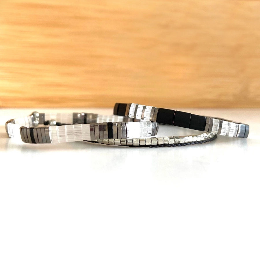 Casual Geometric Beaded  Beaded Bracelets