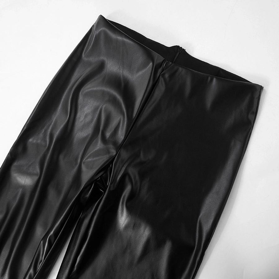 Daily Women's Streetwear Solid Color Spandex Polyester Pants Sets Pants Sets
