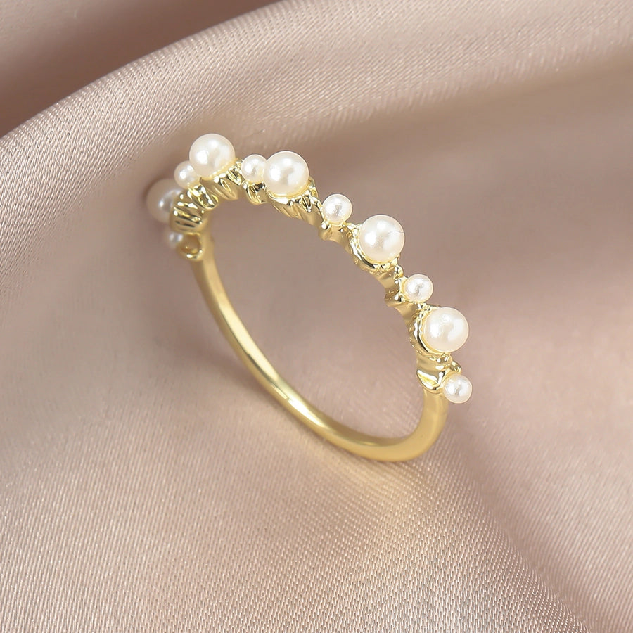 Elegant Simple Style Geometric Alloy Adults Rings