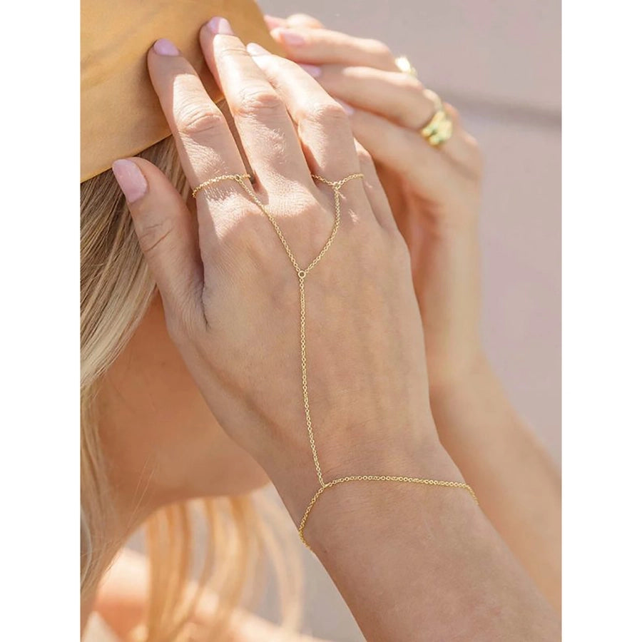 Simple Style Classic Style Geometric 304 Stainless Steel cable chain Bracelets In Bulk Stainless Steel Bracelets