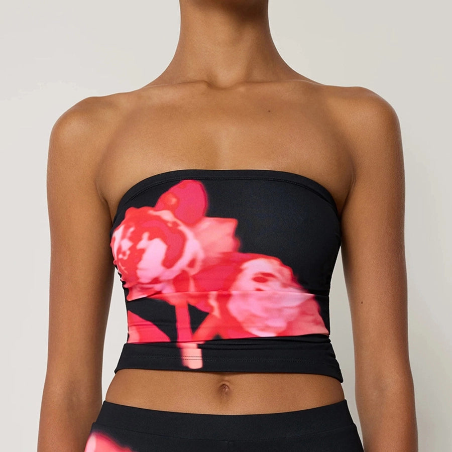 Women's T-shirt Sleeveless Tank Tops Streetwear Flower