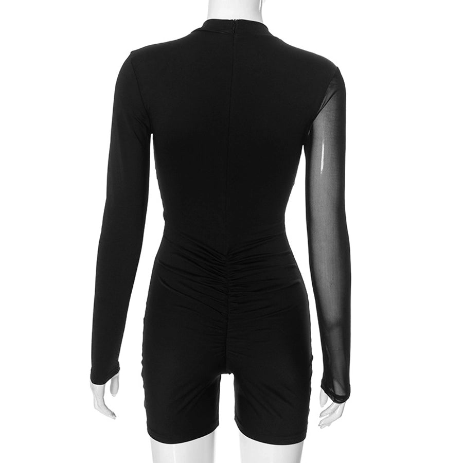 Women's Holiday Sexy Solid Color Shorts Rompers