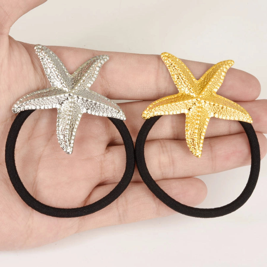 Women's Simple Style Starfish 304 Stainless Steel Plating Hair Tie