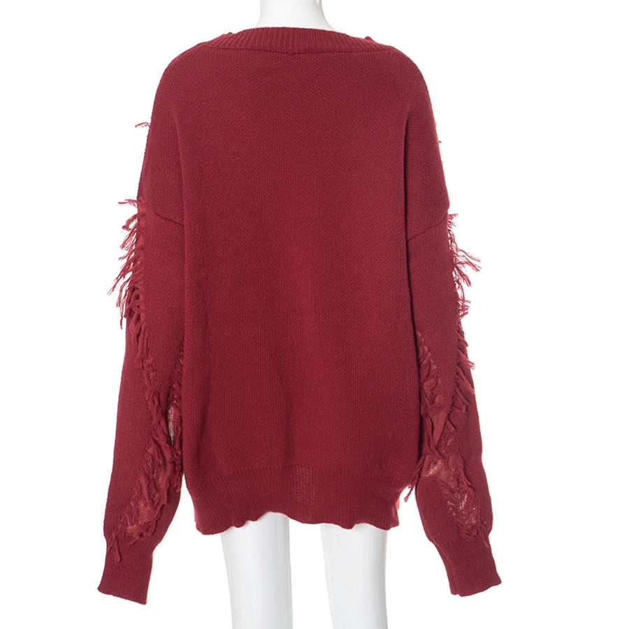 Women's Sweater Long Sleeve Sweaters & Cardigans Streetwear Solid Color