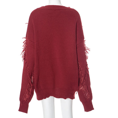 Women's Sweater Long Sleeve Sweaters & Cardigans Streetwear Solid Color