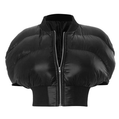 Women's Streetwear Solid Color Zipper Coat