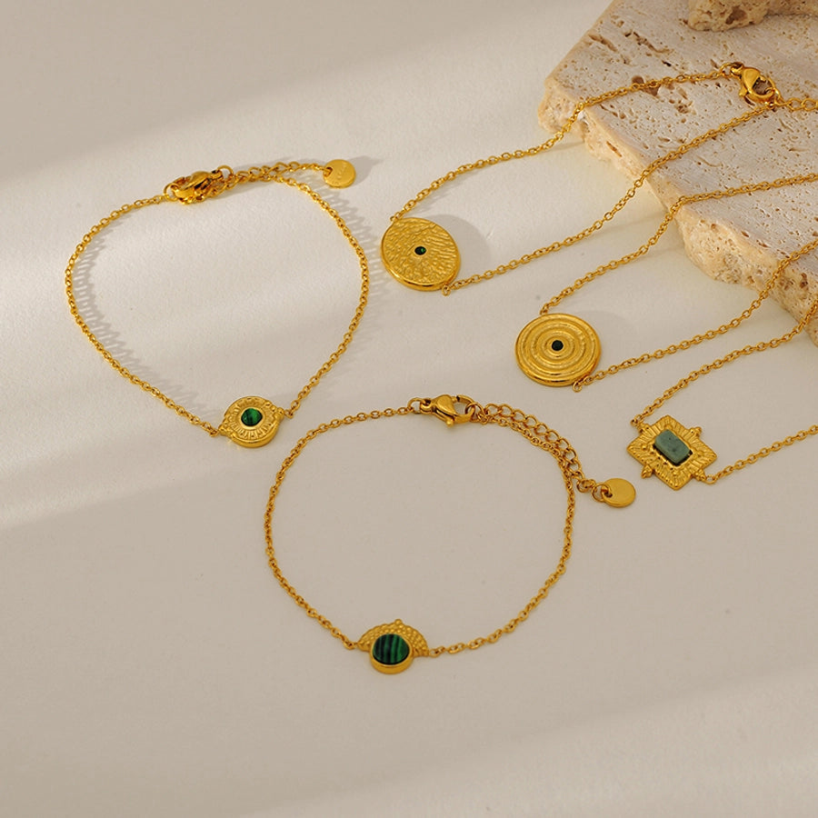 Vintage Style Simple Style Classic Style Geometric 304 Stainless Steel cable chain Bracelets In Bulk Stainless Steel Bracelets