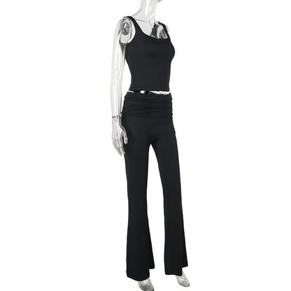 Holiday Daily Women's Streetwear Solid Color Spandex Polyester Pants Sets Pants Sets
