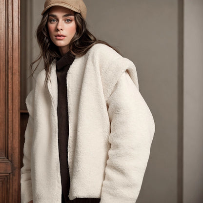 Women's Vacation Simple Style Solid Color Zipper Coat