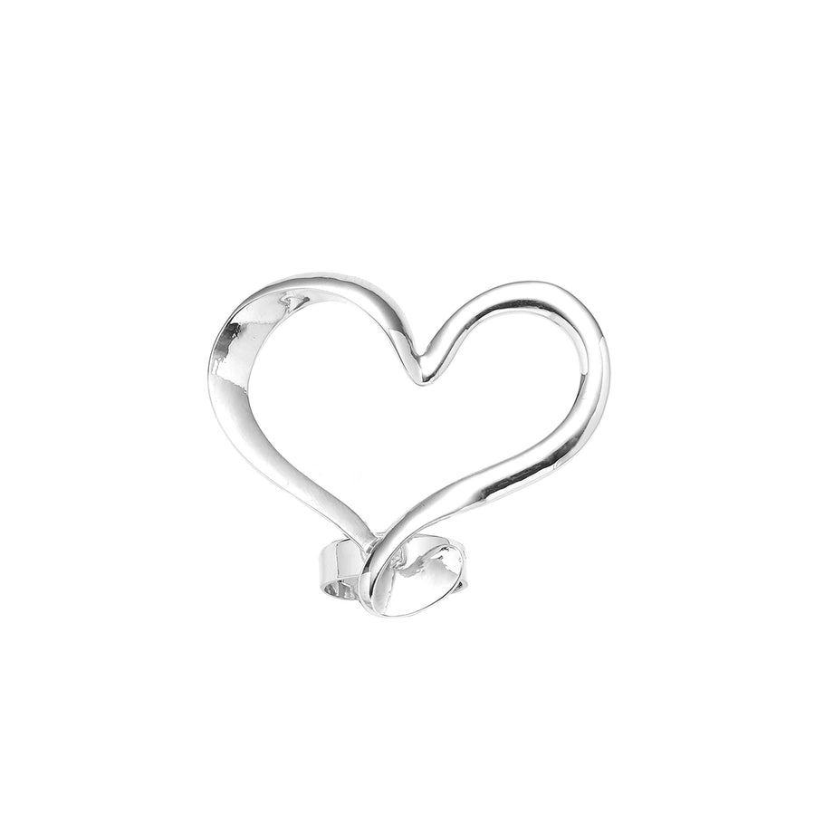 Elegant Heart Shape Alloy Women's Rings
