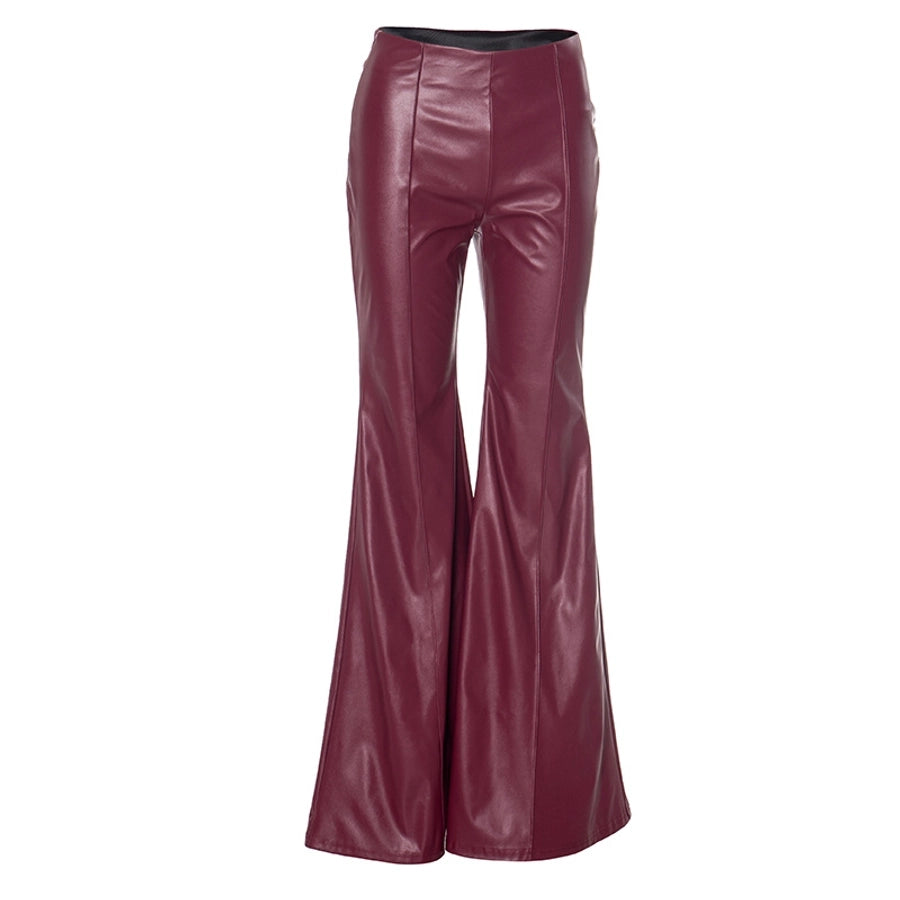 Women's Daily Streetwear Solid Color Flared Pants Casual Pants