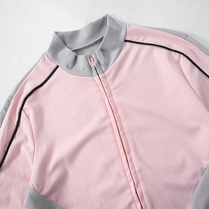 Daily Women's Streetwear Contrast Collar Spandex Polyester Twilled Satin Shorts Sets Shorts Sets