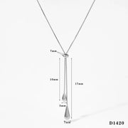 Silver Necklace D1420