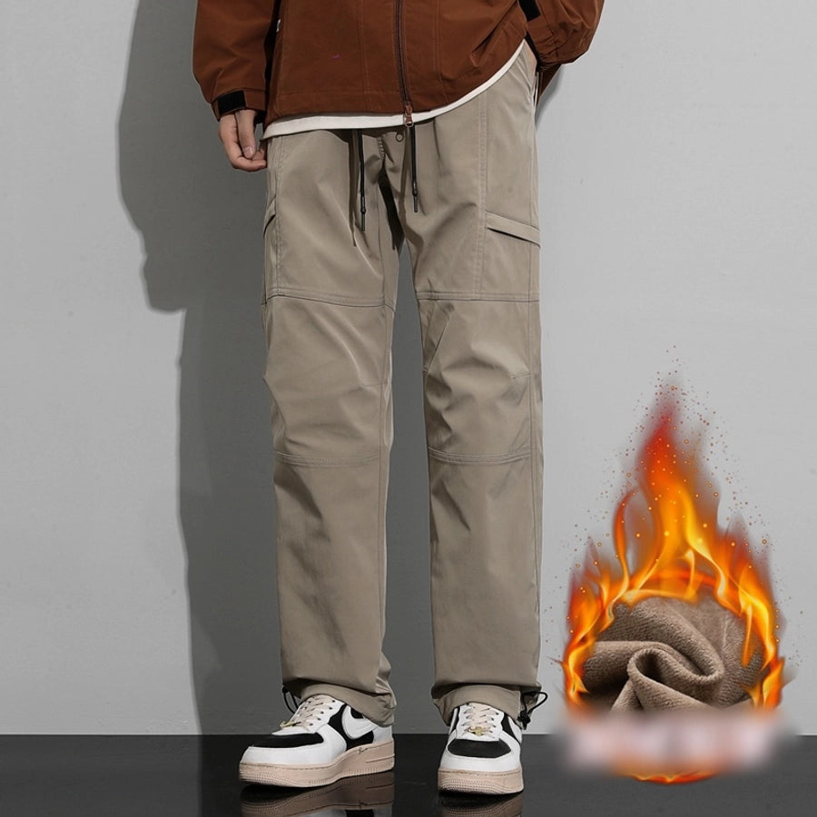 Men's Solid Color Casual Loose Men's Bottoms